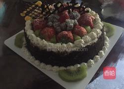 草莓奶油蛋糕(八寸)的做法图解9