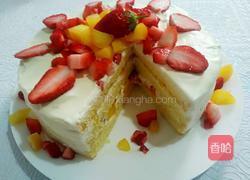 草莓奶油蛋糕的做法图解7