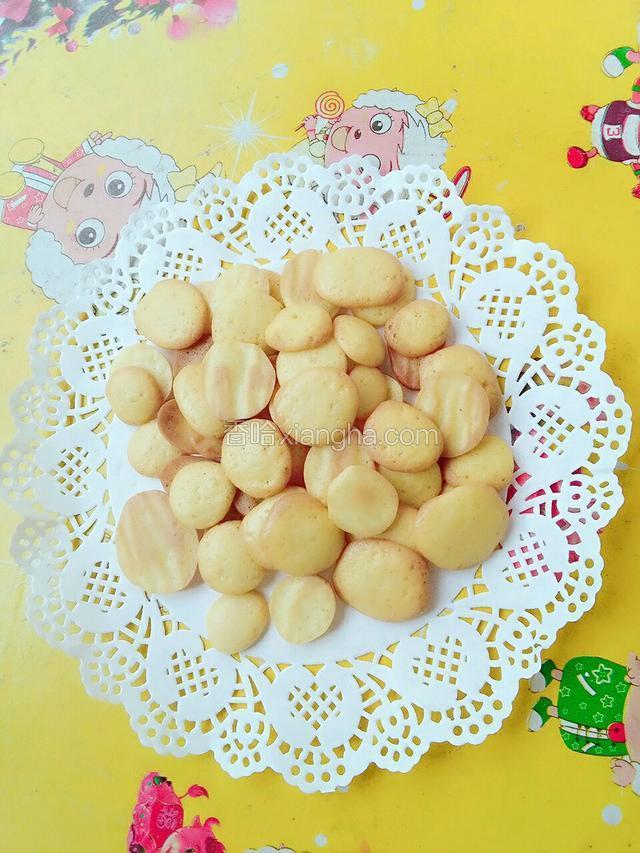 先来张鸡仔饼成品照