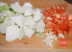 海虹丝瓜鸡蛋汤的做法图解2