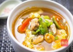 海虹丝瓜鸡蛋汤的做法图解9