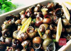 蒜蓉辣椒酱爆炒田螺的做法图解12