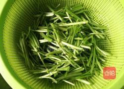 芦蒿炒香干的做法图解1