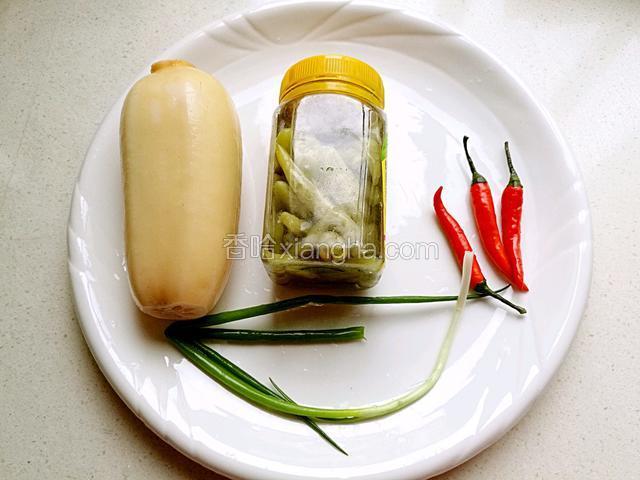 准备食材。
