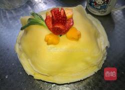 草莓芒果千层的做法图解4