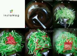 青红椒炒芹菜的做法图解3