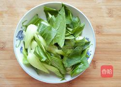 鸡腿菇炒油菜的做法图解2