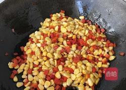 健康时蔬炒饭的做法图解4