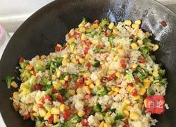 健康时蔬炒饭的做法图解6