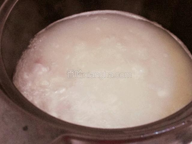 煲好的汤都是乳白色，出锅加少许盐。