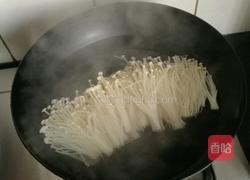 韭菜金针菇的做法图解5