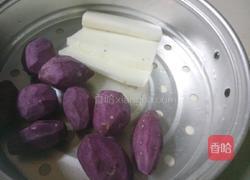 紫薯糕的做法图解2