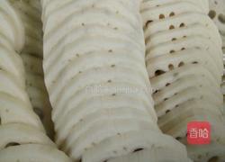 蓝梅藕片的做法图解1