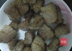 猪肉粒炖地芸豆的做法图解6