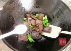 青椒炒猪血的做法图解8