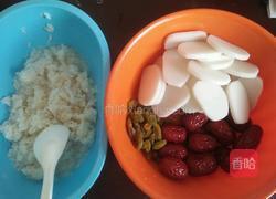 甜酒红枣年糕『甜酒汤圆的做法图解1