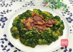 培根炒西兰花的做法图解7