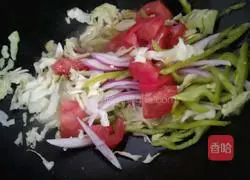Illustration of how to make fried noodles with vegetables 4