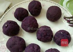 紫薯馅清明果的做法图解2