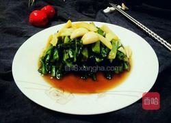 蒜香油麦菜的做法图解9