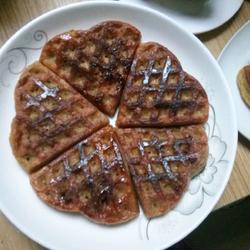 原创 ♤ 苹果格子饼 平底锅版♤ 无泡打粉的做法[图]