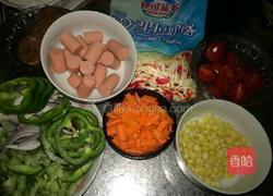 香肠披萨的做法图解1