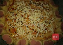 香肠披萨的做法图解8