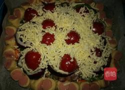 香肠披萨的做法图解10