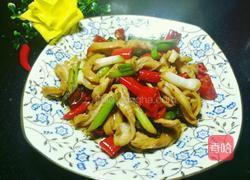 大蒜辣椒炒肚片的做法图解14