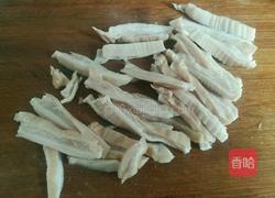 大蒜辣椒炒肚片的做法图解4