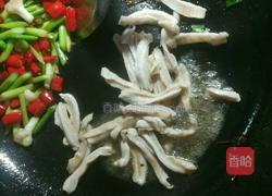 大蒜辣椒炒肚片的做法图解12