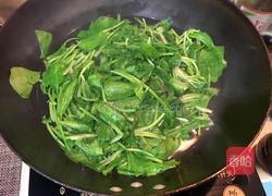 白玉菇炒菠菜的做法图解3