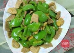 大辣椒炒肉片的做法图解9