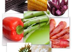 5彩菠萝饭的做法图解1