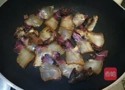 蒜苗炒腊肉的做法图解6