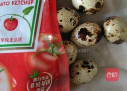 番茄酱鹌鹑蛋11个月宝宝辅食的做法图解1