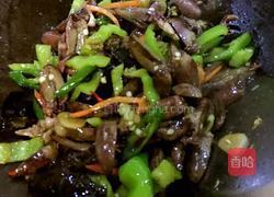 辣炒鸡心的做法图解5