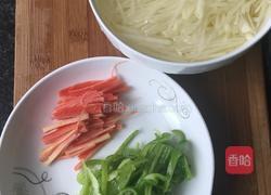 土豆丝菠菜煎饼的做法图解3