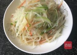 土豆丝菠菜煎饼的做法图解6