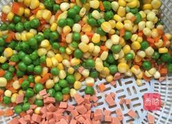 杂粮米饭饼的做法图解3