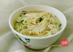 清淡葱油汤面的做法图解6