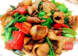 双椒爆炒肥肠的做法图解9