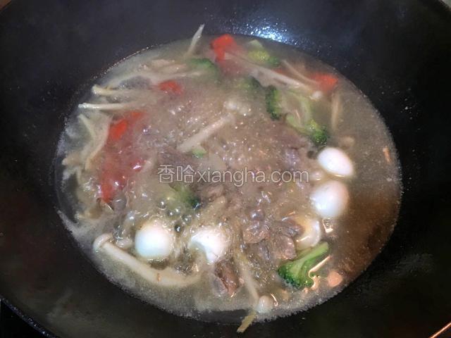 加入适量盐调味即可出锅