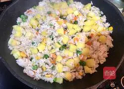 Pineapple Fried Rice Recipe Illustration 7