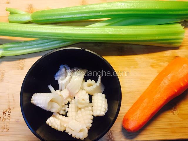 食材沐浴完毕