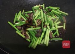 蒜薹叉烧肉的做法图解7