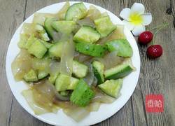 黄瓜拌拉皮的做法图解6