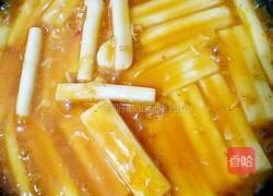 茄汁炒年糕的做法图解5