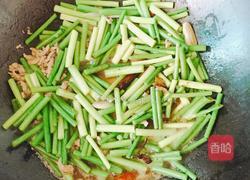 蒜薹炒肉丝的做法图解7