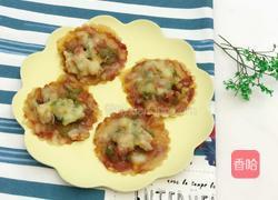 饺子皮鲜虾披萨的做法图解9